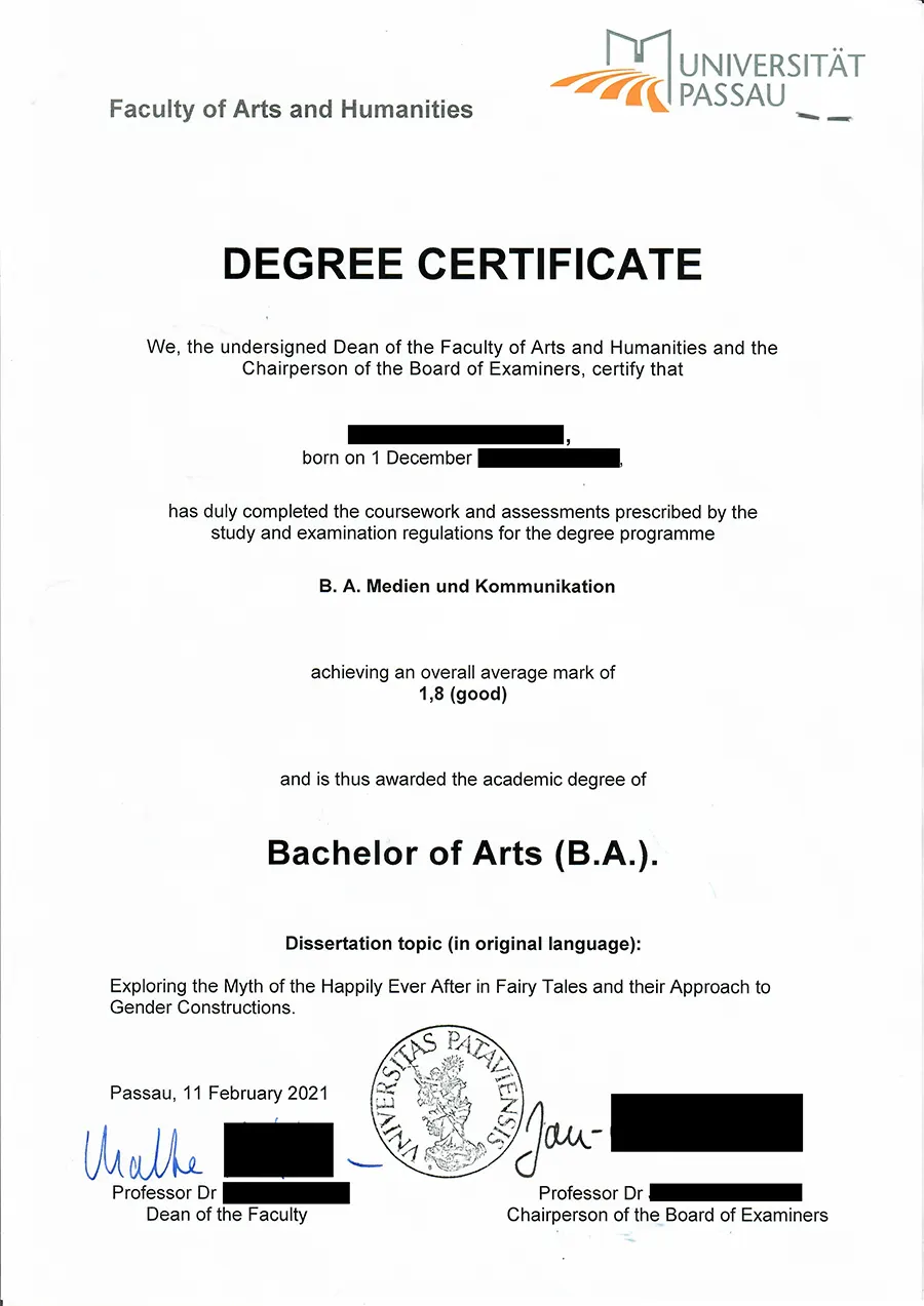 Almanya: Diploma Apostili